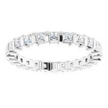 Load image into Gallery viewer, 14K White 9/10 CTW Diamond Eternity Band
