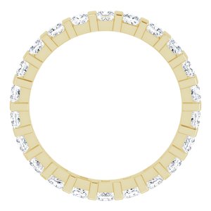 Bracelet d'éternité en diamant 14K jaune 1 1/8 CTW