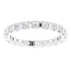 Bracelet d'éternité en diamant 14K blanc 1 1/8 CTW