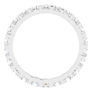 Bracelet d'éternité en diamant 14K blanc 1 1/8 CTW