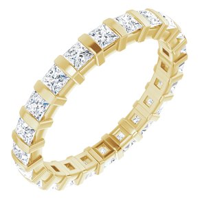 Bracelet d'éternité en diamant 14K jaune 1 1/8 CTW