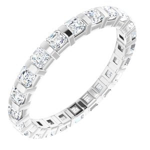 Bracelet d'éternité en diamant 14K blanc 1 1/8 CTW