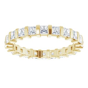 Bracelet d'éternité en diamant 14K jaune 1 1/8 CTW