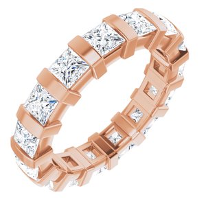 Bracelet d'éternité diamant 14K Rose 2 3/8 CTW