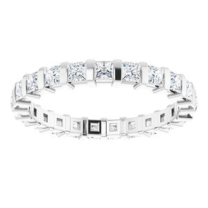 Bande d'éternité en platine 1 1/6 CTW Diamond