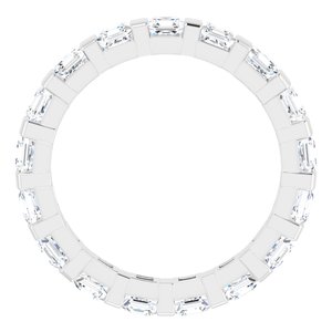 Bracelet d'éternité en diamant 14K blanc 1 3/4 CTW