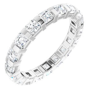 Bracelet d'éternité en diamant 14K blanc 1 3/4 CTW