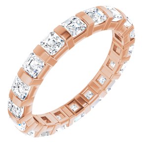 Bracelet éternité diamant 14K Rose 1 3/4 CTW