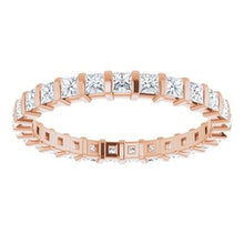 Charger l&#39;image dans la galerie, Bracelet d&#39;éternité en diamant 14K Rose 7/8 CTW
