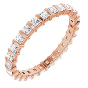 Bracelet d'éternité en diamant 14K Rose 7/8 CTW