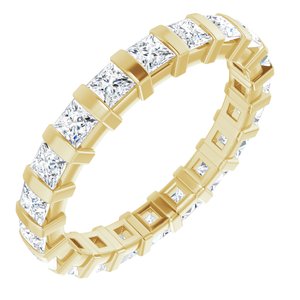 14K Yellow 1 1/2 CTW Diamond Eternity Band