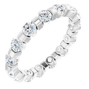 Bracelet d'éternité en platine 1 1/2 CTW Diamond