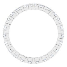 Charger l&#39;image dans la galerie, Bande d&#39;éternité en platine 1 1/6 CTW Diamond

