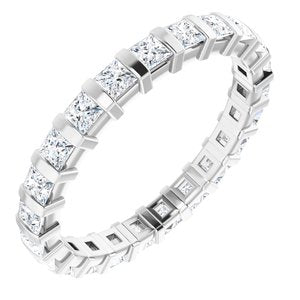 Bande d'éternité en platine 1 1/6 CTW Diamond