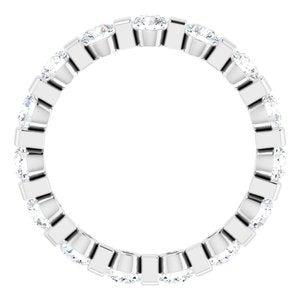 Bracelet d'éternité en diamant blanc 1 1/2 CTW 14K