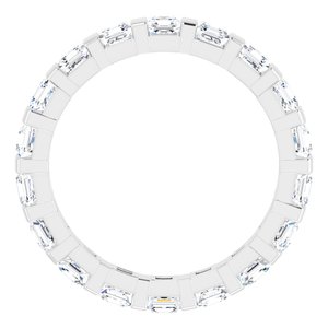 Bracelet d'éternité en diamant 14K blanc 1 3/4 CTW