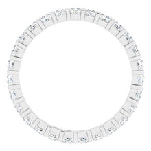 Charger l&#39;image dans la galerie, Jonc éternité diamant platine 7/8 CTW
