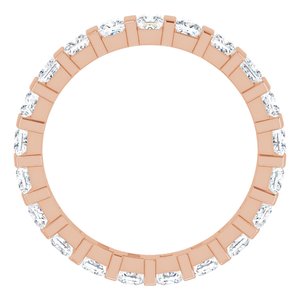 14K Rose 1 1/2 CTW Diamond Eternity Band