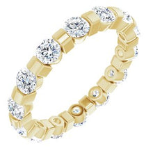 Load image into Gallery viewer, 14K Yellow 1 1/2 CTW Diamond Eternity Band

