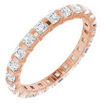 Load image into Gallery viewer, 14K Rose 1 1/6 CTW Diamond Eternity Band
