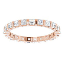 Load image into Gallery viewer, 14K Rose 1 1/6 CTW Diamond Eternity Band
