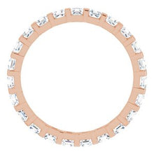 Load image into Gallery viewer, 14K Rose 1 1/6 CTW Diamond Eternity Band
