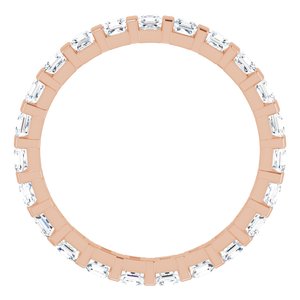 14K Rose 1 1/6 CTW Diamond Eternity Band
