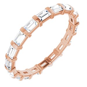 Bracelet d'éternité en diamant 14K Rose 1 3/8 CTW