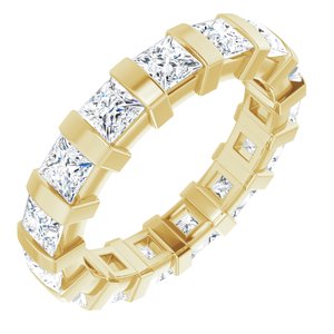 Bracelet d'éternité en diamant 14K jaune 2 3/8 CTW