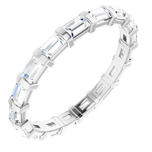 Bracelet d'éternité en diamant 14K blanc 1 1/4 CTW