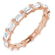 Charger l&#39;image dans la galerie, 14K Rose 1 1/3 CTW Diamond Eternity Band
