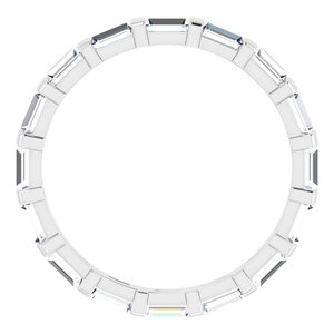 Bracelet d'éternité en diamant 14K blanc 1 1/3 CTW