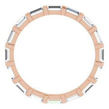 Charger l&#39;image dans la galerie, 14K Rose 1 1/3 CTW Diamond Eternity Band
