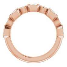 Load image into Gallery viewer, 14K Rose 1 CTW Diamond Anniversary Band
