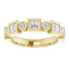 Charger l&#39;image dans la galerie, Jonc anniversaire en diamant 14K jaune 1 CTW
