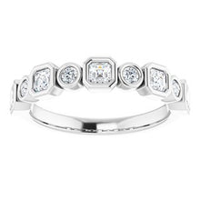 Charger l&#39;image dans la galerie, Bande d&#39;anniversaire en diamant 14K blanc 5/8 CTW
