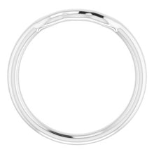 Load image into Gallery viewer, Sterling Silver Band for 7x5 mm Oval Ring
