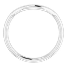 Load image into Gallery viewer, Sterling Silver Band for 12 mm Round Ring
