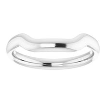 Load image into Gallery viewer, Sterling Silver Band for 9 mm Asscher Ring
