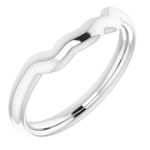 Sterling Silver Band for 6.5 mm Round Ring