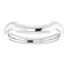 Load image into Gallery viewer, Sterling Silver Band for 9 mm Cushion Ring
