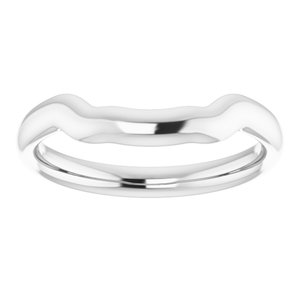 Sterling Silver Band for 8 mm Cushion Ring