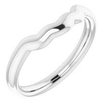 Load image into Gallery viewer, Sterling Silver Band for 7x5 mm Oval Ring
