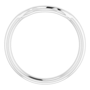 Sterling Silver Band for 8 mm Round Ring