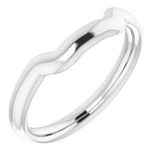 Load image into Gallery viewer, Sterling Silver Band for 6 mm Asscher Ring
