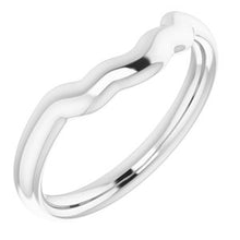 Load image into Gallery viewer, Sterling Silver Band for 8x6 mm Oval Ring
