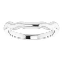 Charger l&#39;image dans la galerie, Sterling Silver Band for 5 mm Asscher Ring
