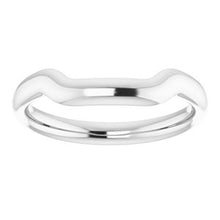 Load image into Gallery viewer, Sterling Silver Band for 8 mm Asscher Ring
