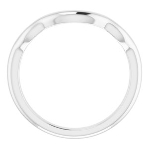 Sterling Silver Band for 8 mm Round Ring