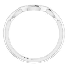 Charger l&#39;image dans la galerie, Sterling Silver Band for 8x6 mm Oval Ring
